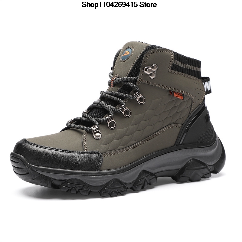 Waterproof Winter Boot - Herren-Winter-Wanderschuhe, warm gefütterte, hoch geschnittene Stiefel