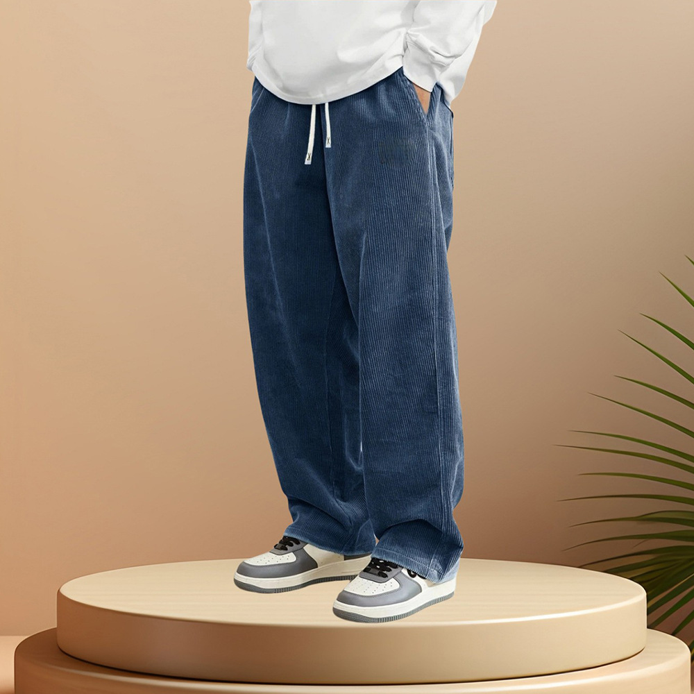 Corduroy Pant Warm - Herbst-Winter Warme Motorrad-Jogginghose aus Cord für