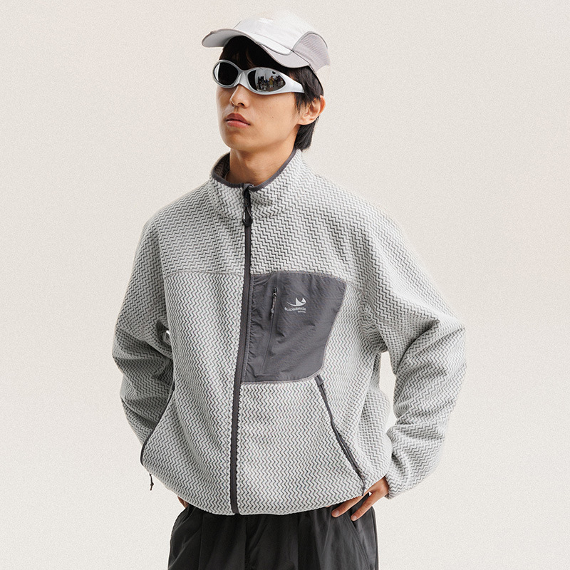 Wool Coat Peacoat - Herbst Winter Polar Fleece Jacke mit