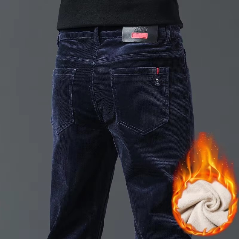 Corduroy Pant Warm - Herren-Cordhose, Winter, dickes Futter, Plüsch, warm,