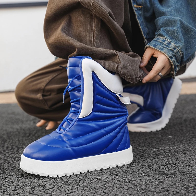 Waterproof Winter Boot - 2026 Herren Winterstiefel Wasserdichte Warme Plüsch-Sneaker