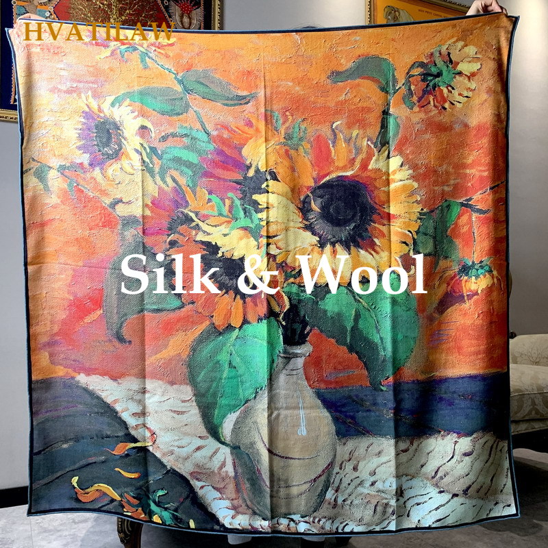 Shawl Wrap Winter - Eleganter Schal aus 30% Seide und