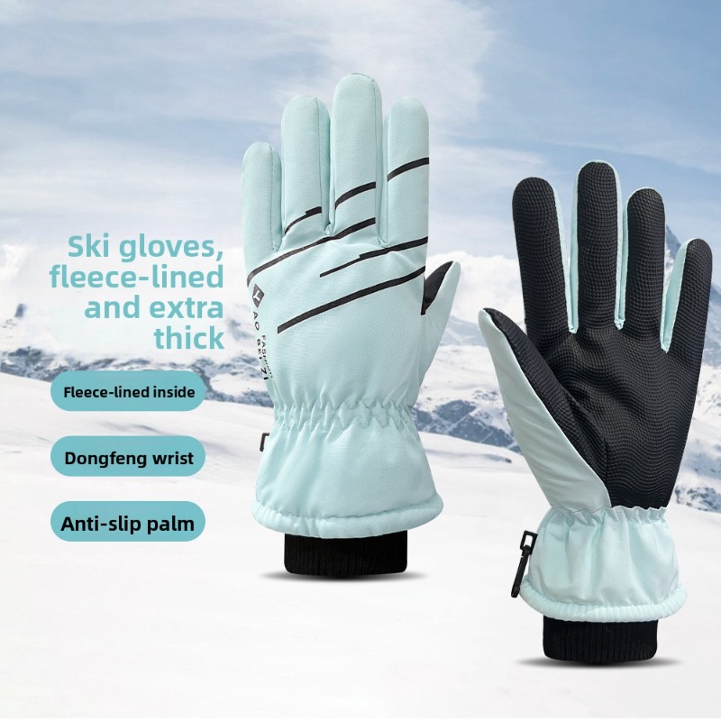 Snow Glove Insulated - Damen Winter-Skihandschuhe Touchscreen-fähig Wasserdicht Winddicht Thermisch