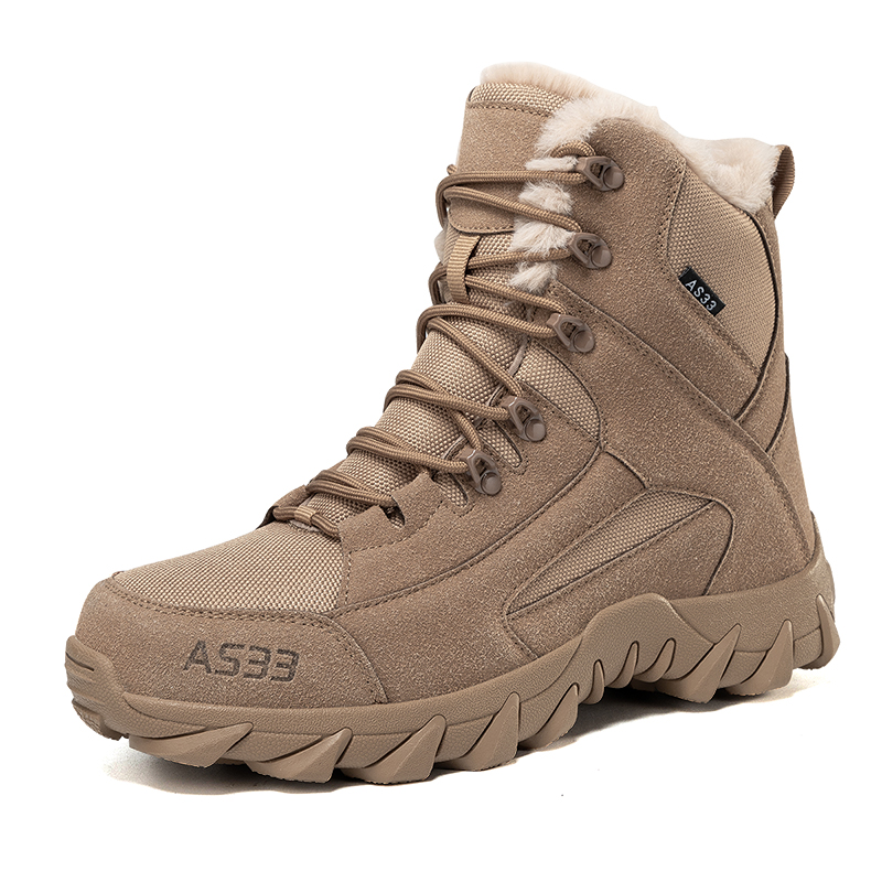 Waterproof Winter Boot - Herren High-Top Isolierte Taktische Stiefel, Outdoor