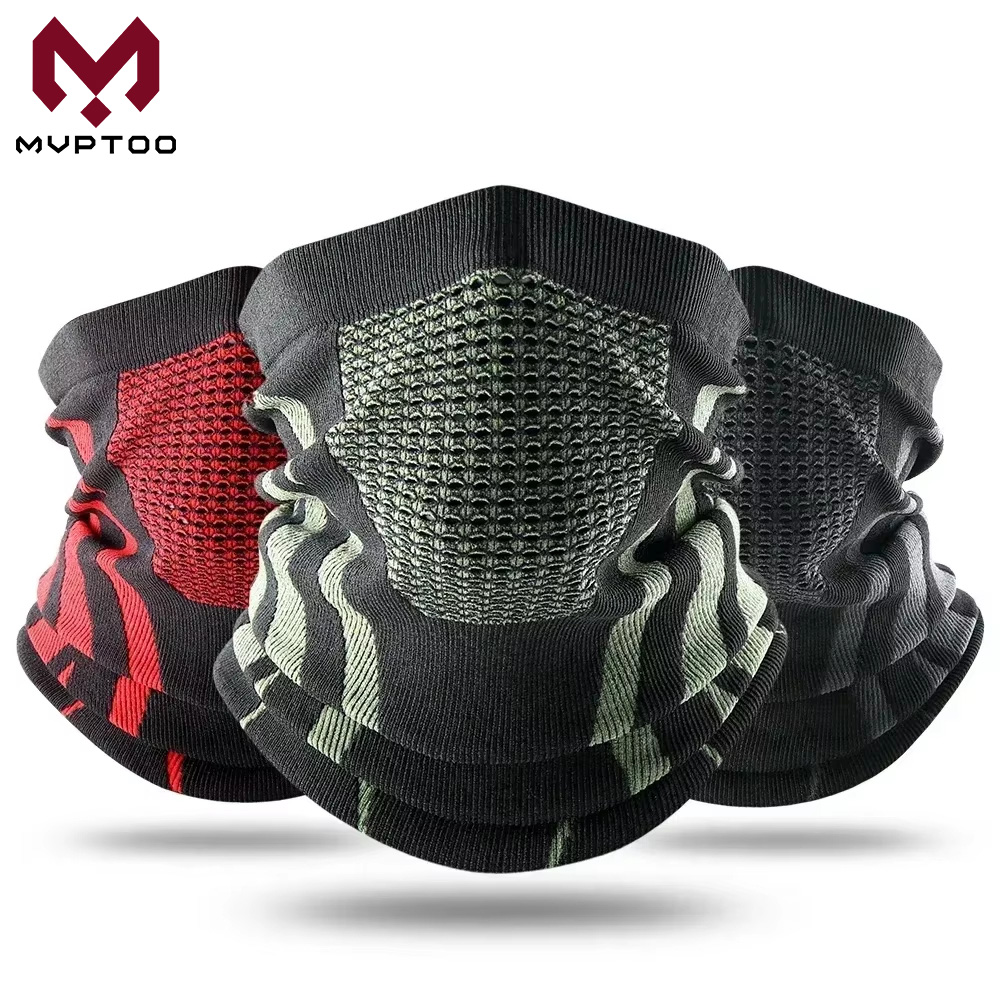 Neck Gaiter Fleece - Winter Ring Rohr Weiche Bandana Maske