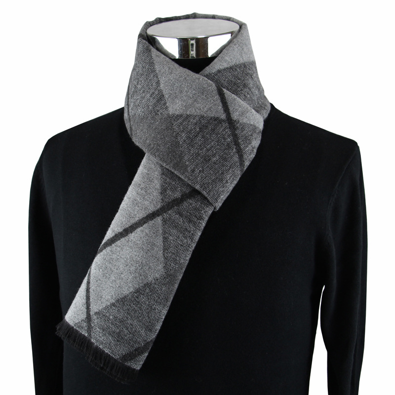 Wool Scarf Men - Neueste Modedesign-Freizeitschals Winter Herren Kaschmirschal Luxusmarke