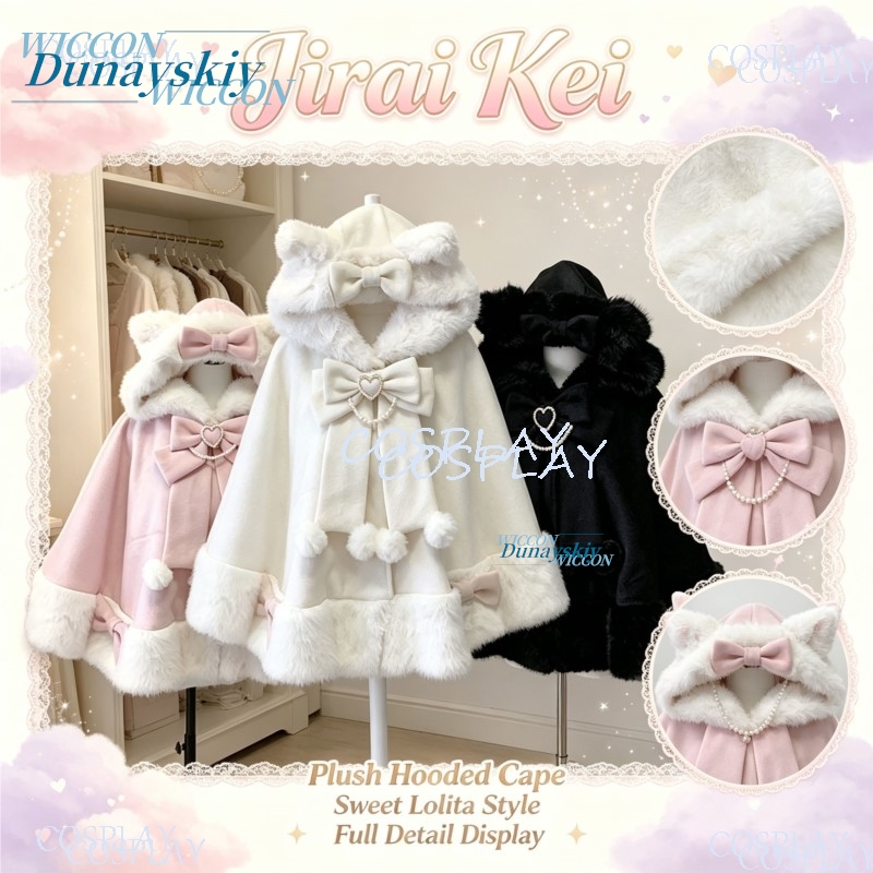 Japanischer Jirai Kei Lolita W – Wool Coat Peacoat Bewertung und Preis