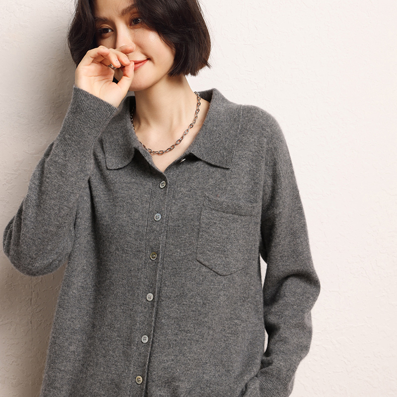 Herbst frauen Strickjacke 100% – Wool Coat Peacoat Bewertung und Preis