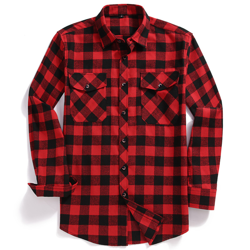 Herbst Herren Langarm Casual B – Flannel Shirt Lined Bewertung und Preis