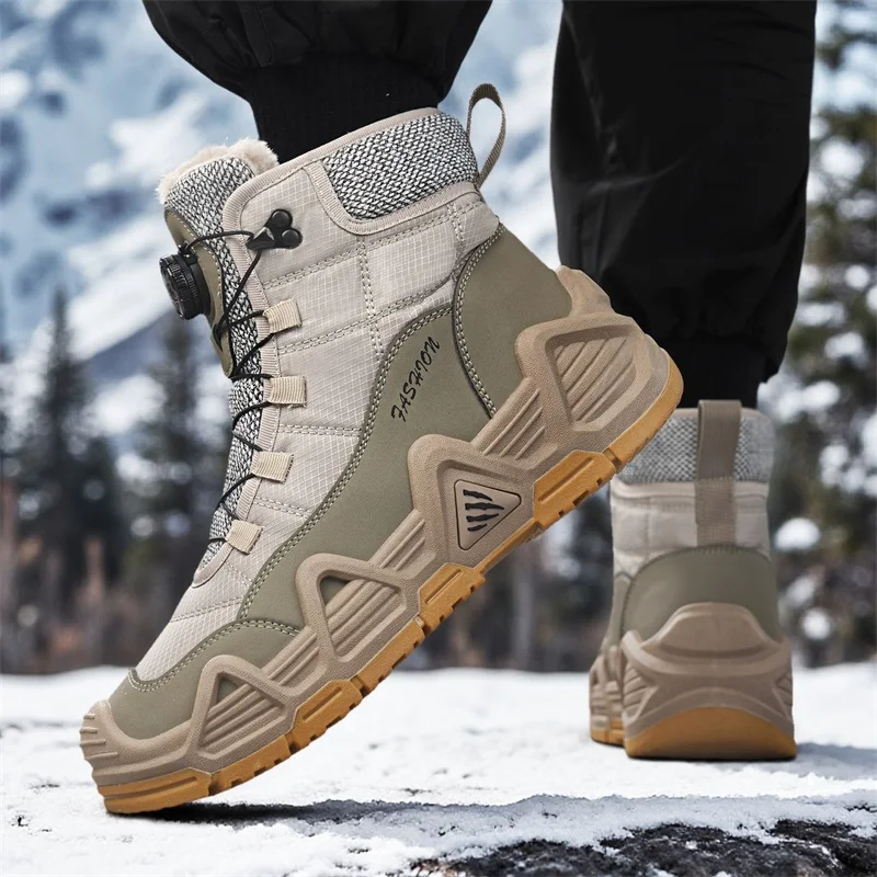 Warme Pelz Outdoor Herren Kamp – Waterproof Winter Boot Bewertung und Preis