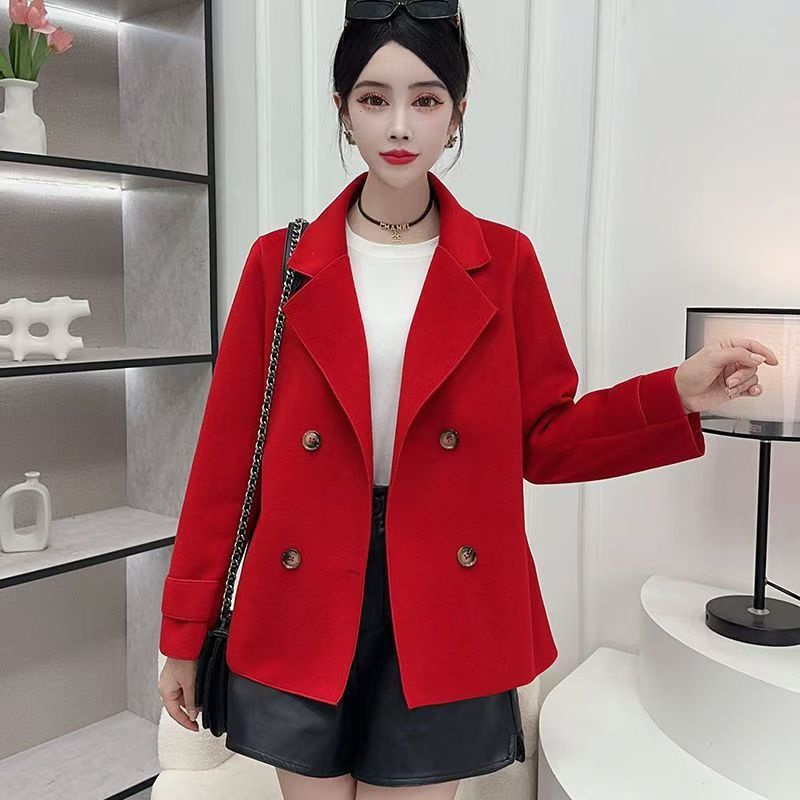 Herbst-Winter Schwarzer Wollma – Wool Coat Peacoat Bewertung und Preis