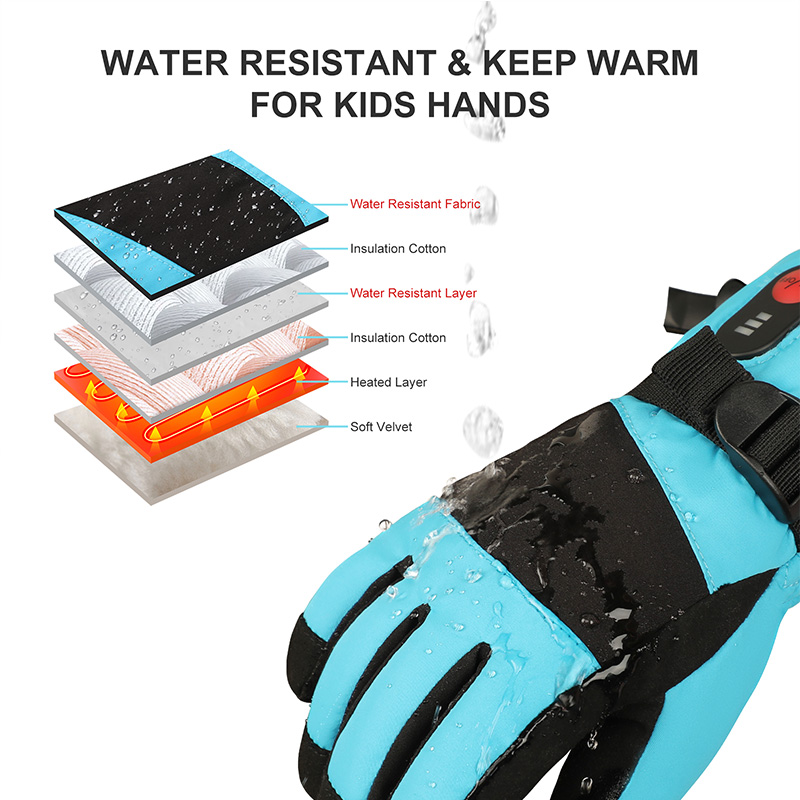 Wasserdichte, beheizte Ski- un – Snow Glove Insulated Bewertung und Preis