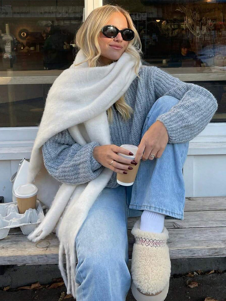 Luxus Winter Schal für Frauen  – Cashmere Pashmina Wrap Bewertung und Preis