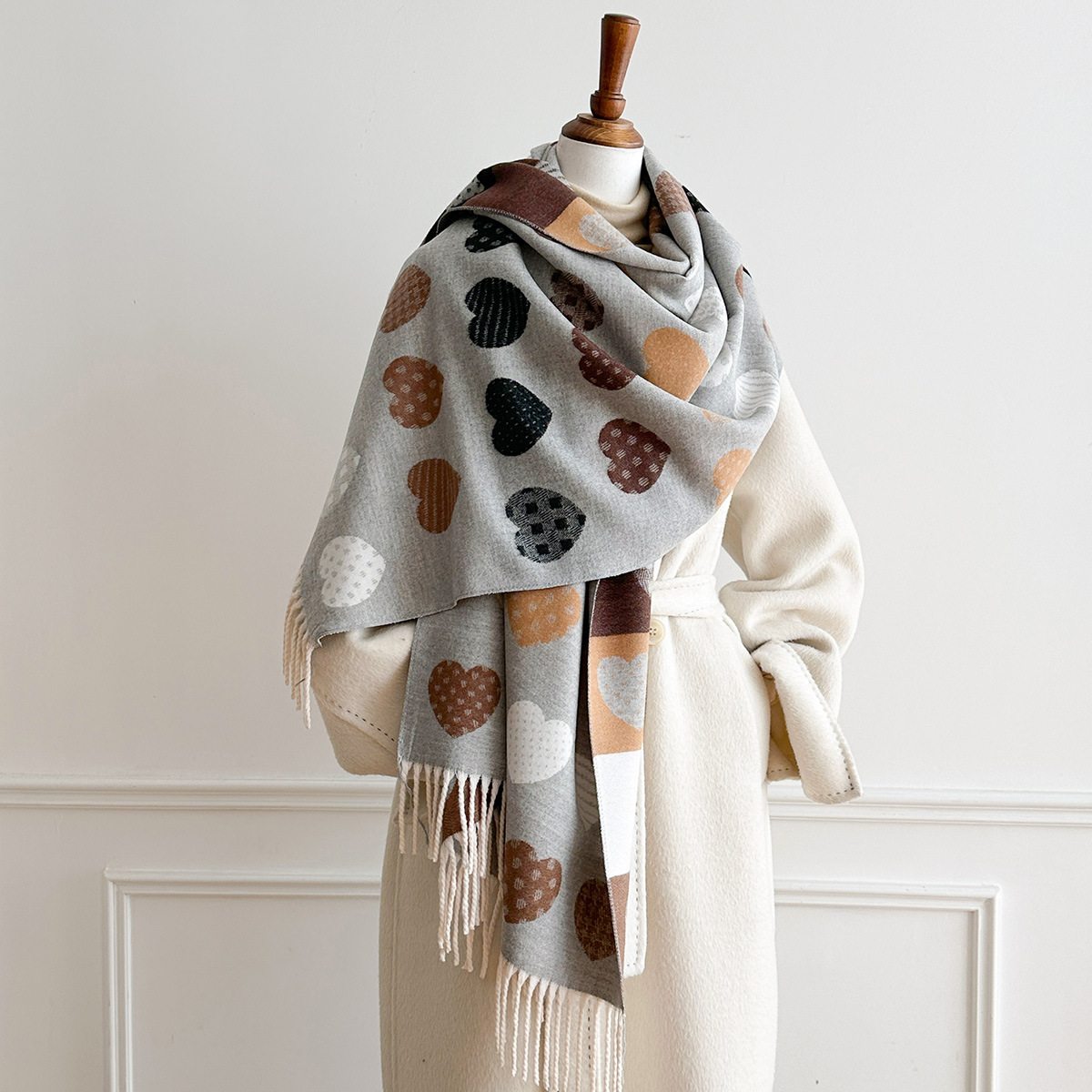 Damen-Schal aus Kaschmir-Imita – Cashmere Pashmina Wrap Bewertung und Preis