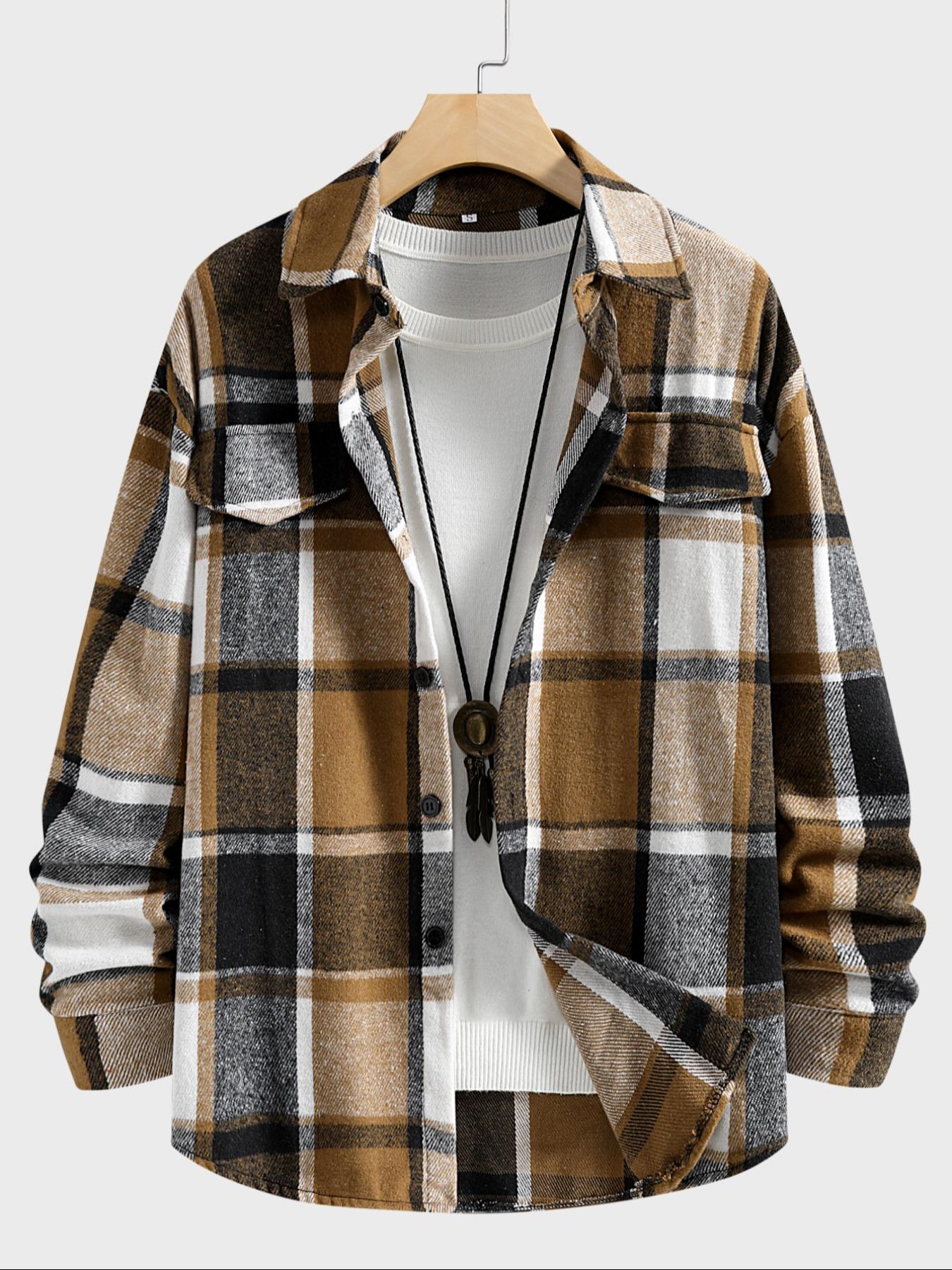 Retro-Karohemd für Herren, läs – Flannel Shirt Lined Bewertung und Preis