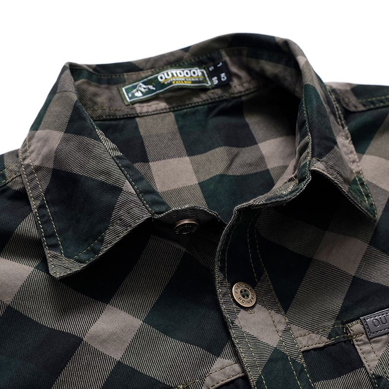 Herren-Hemden mit Karomuster,  – Flannel Shirt Lined Bewertung und Preis