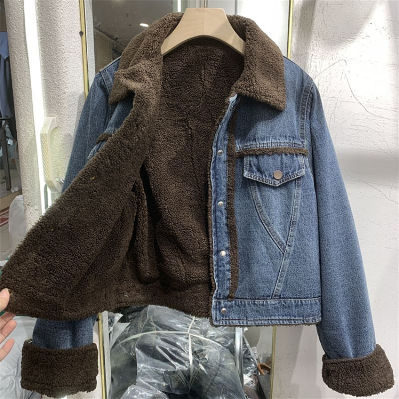 Verdickter Denim Wintermantel  – Down Jacket Packable Bewertung und Preis