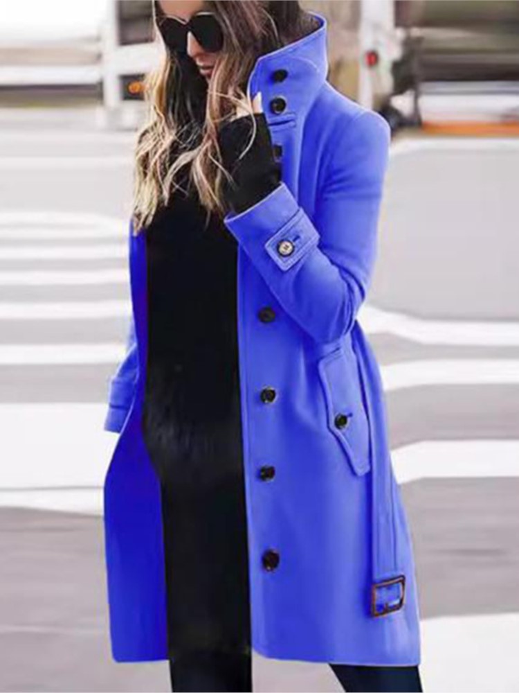 Frauen Neue Woolen Mantel Oute – Wool Coat Peacoat Bewertung und Preis
