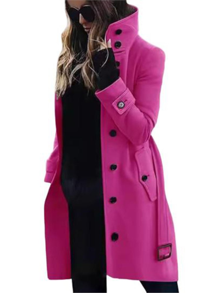 Frauen Neue Woolen Mantel Oute – Wool Coat Peacoat Bewertung und Preis