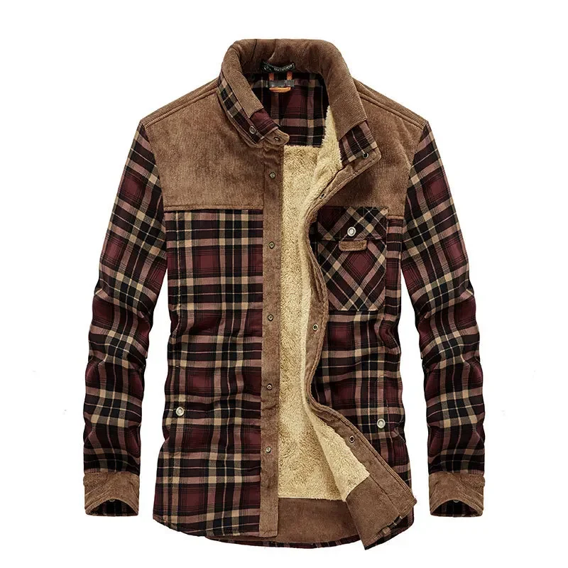 Männer Plaid Shirts Winter Jac – Flannel Shirt Lined Bewertung und Preis