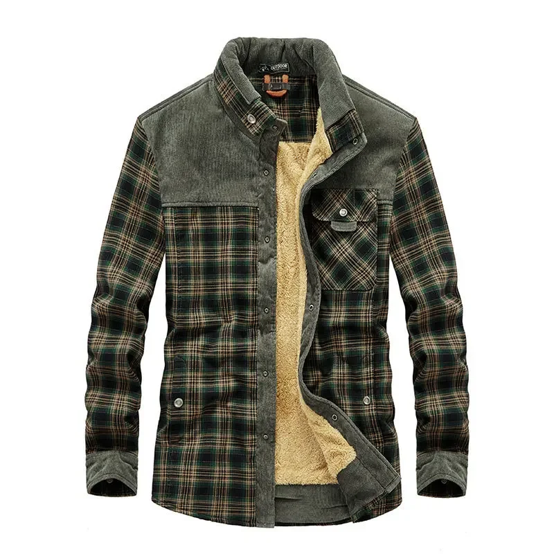 Männer Plaid Shirts Winter Jac – Flannel Shirt Lined Bewertung und Preis