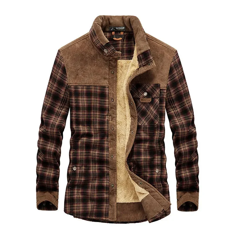 Männer Plaid Shirts Winter Jac – Flannel Shirt Lined Bewertung und Preis