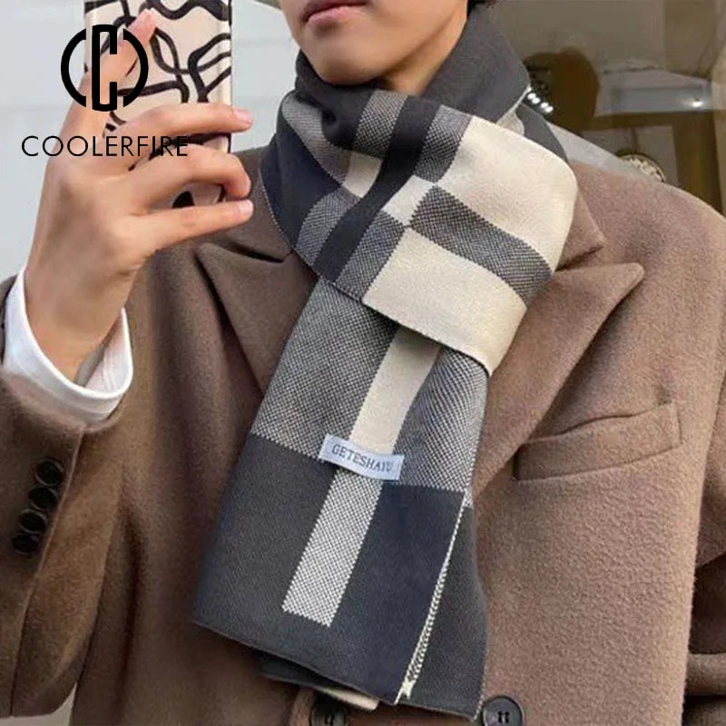 Neue Winter Männer Schal Warm  – Wool Scarf Men Bewertung und Preis