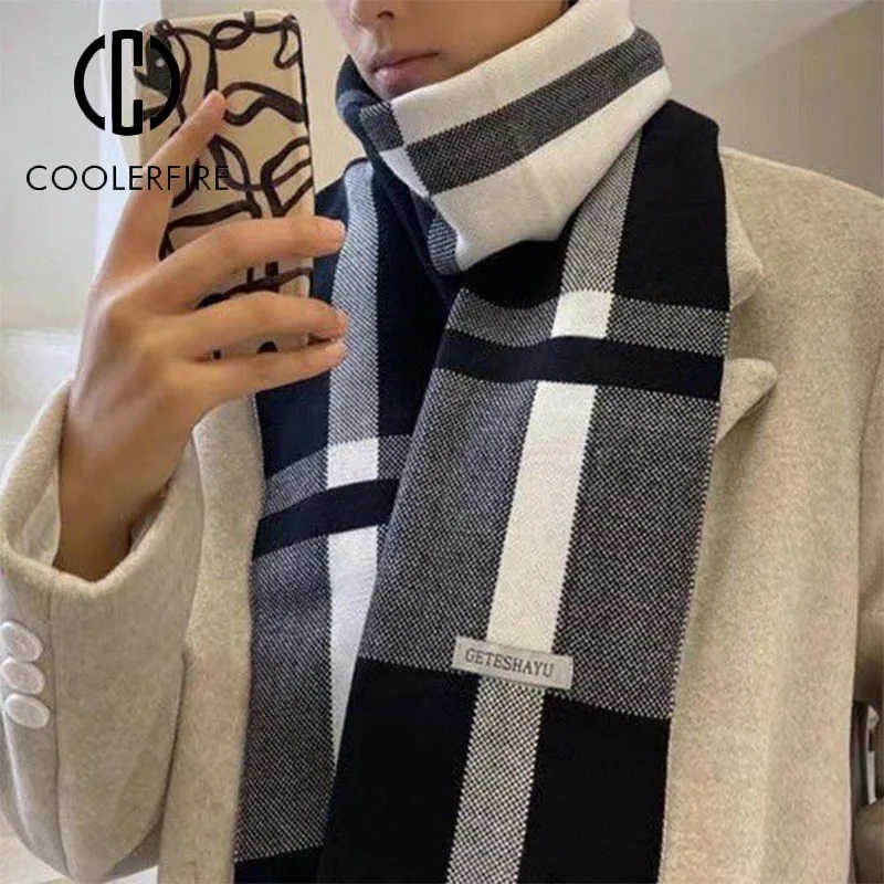 Neue Winter Männer Schal Warm  – Wool Scarf Men Bewertung und Preis