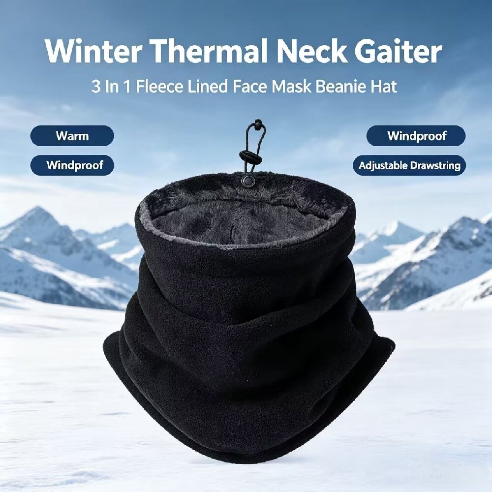 Winter-Motorrad-Wärmemaske für – Neck Gaiter Fleece Bewertung und Preis